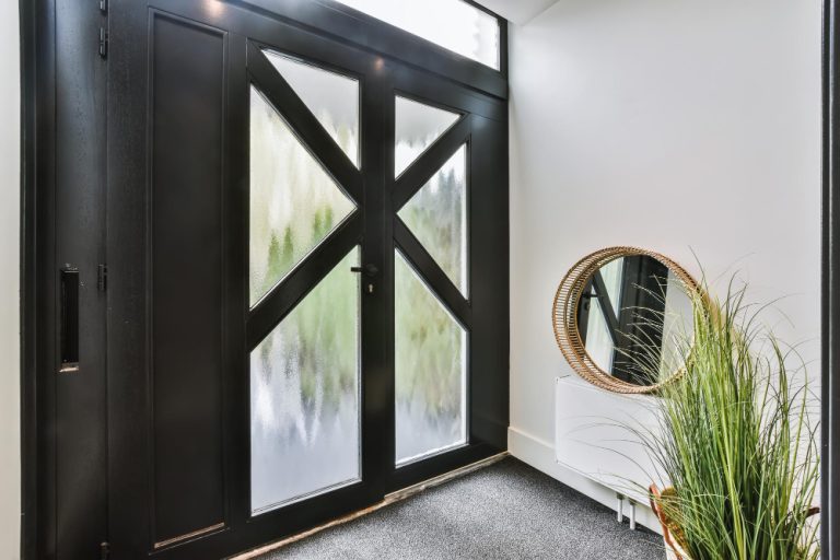 Modern Entry Door Designs With Glass Panels | Stylish & Secure